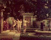 Poynter, Sir Edward John A Visit to Aesculipius oil painting